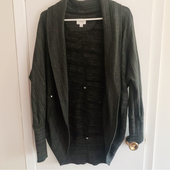 Wilfred size medium charcoal grey cocoon sweatshirt - Picture 2 of 6